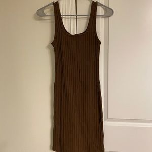 Brown Old Navy Mini Tank Dress